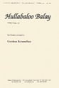 Hullabaloo Balay TTB choral sheet music cover